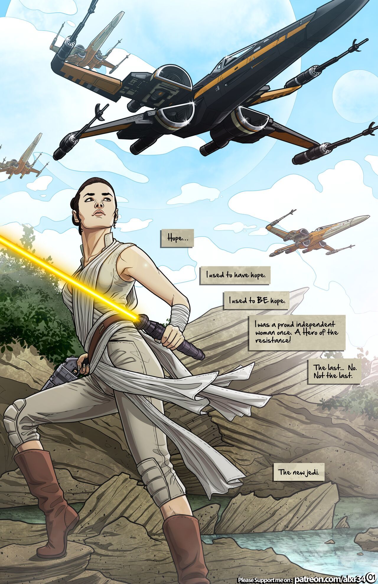 Airplane Sex Comics Porn - Star Wars: A Complete Guide to Wookie Sex VI: Hope Porn Comic english 03 - Porn  Comic