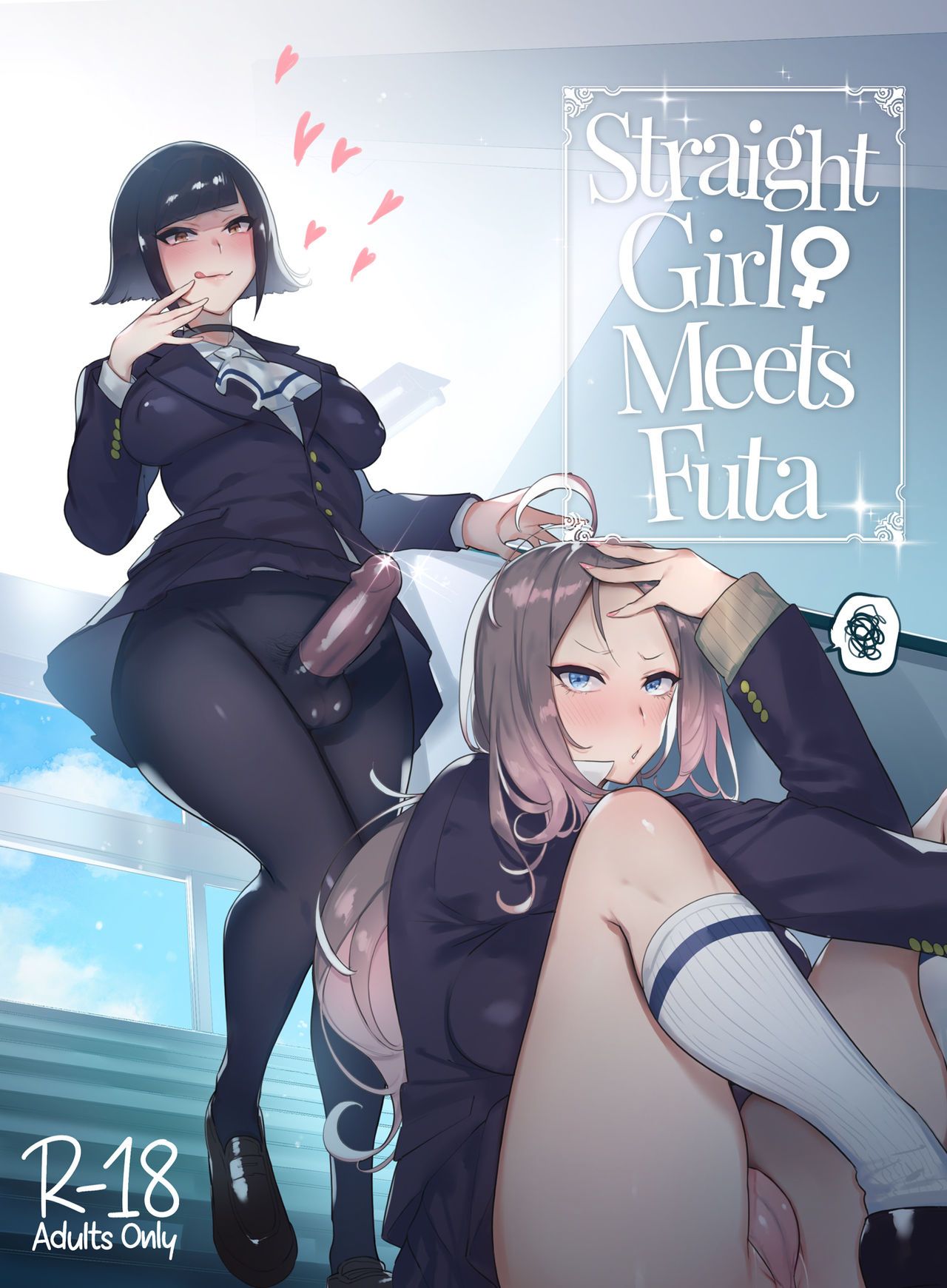 Straight Girl Meets Futa Part 1 Porn Comic english 01