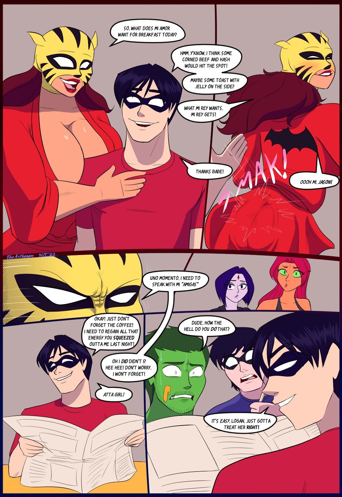 The Battle of the Sexes Porn Comic english 20