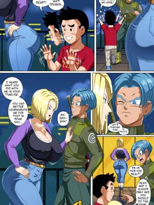 Android 18 and Trunks By PinkPawg Porn Comic english 02