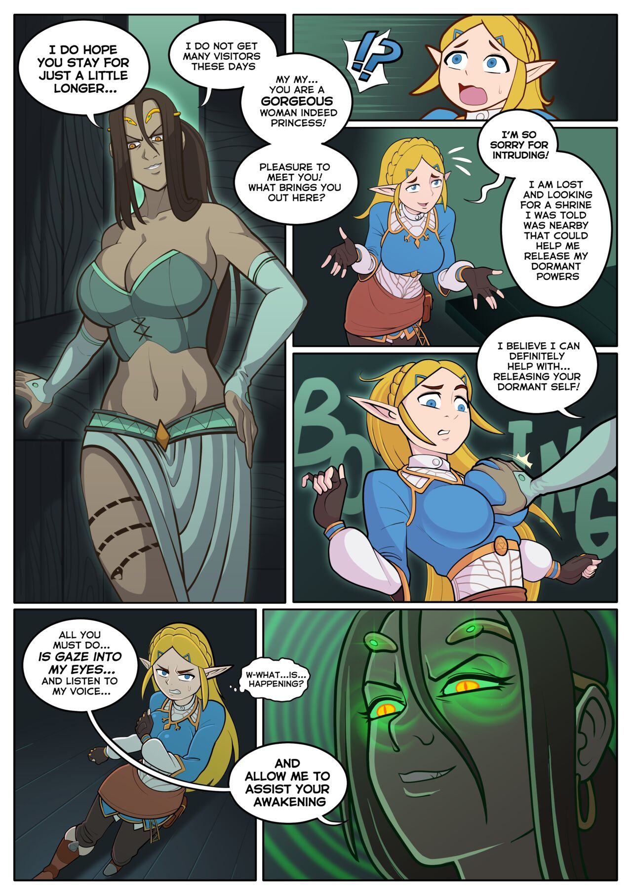 Dark Witch of Lost Woods Porn Comic english 03
