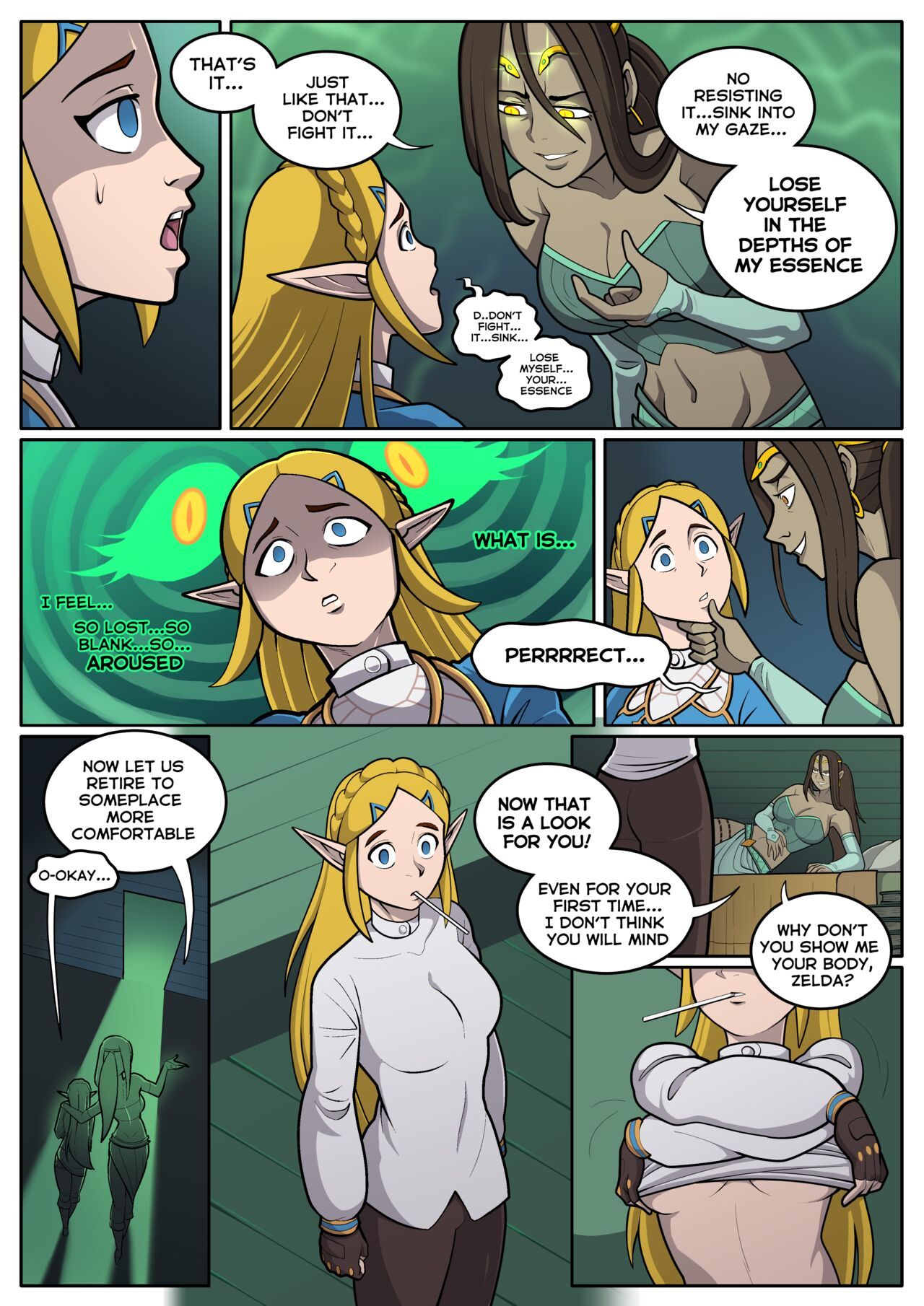 Dark Witch of Lost Woods Porn Comic english 04