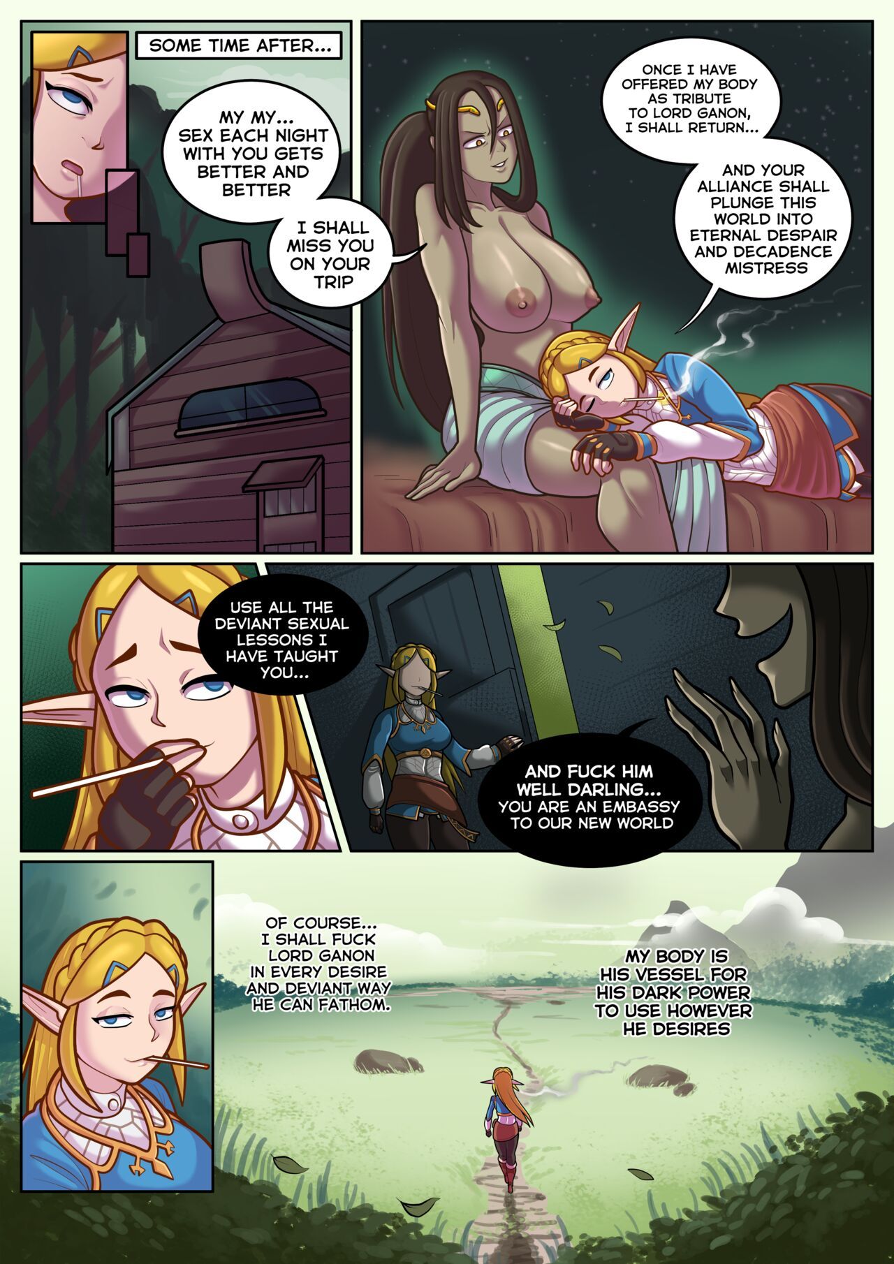 Dark Witch of Lost Woods Porn Comic english 11