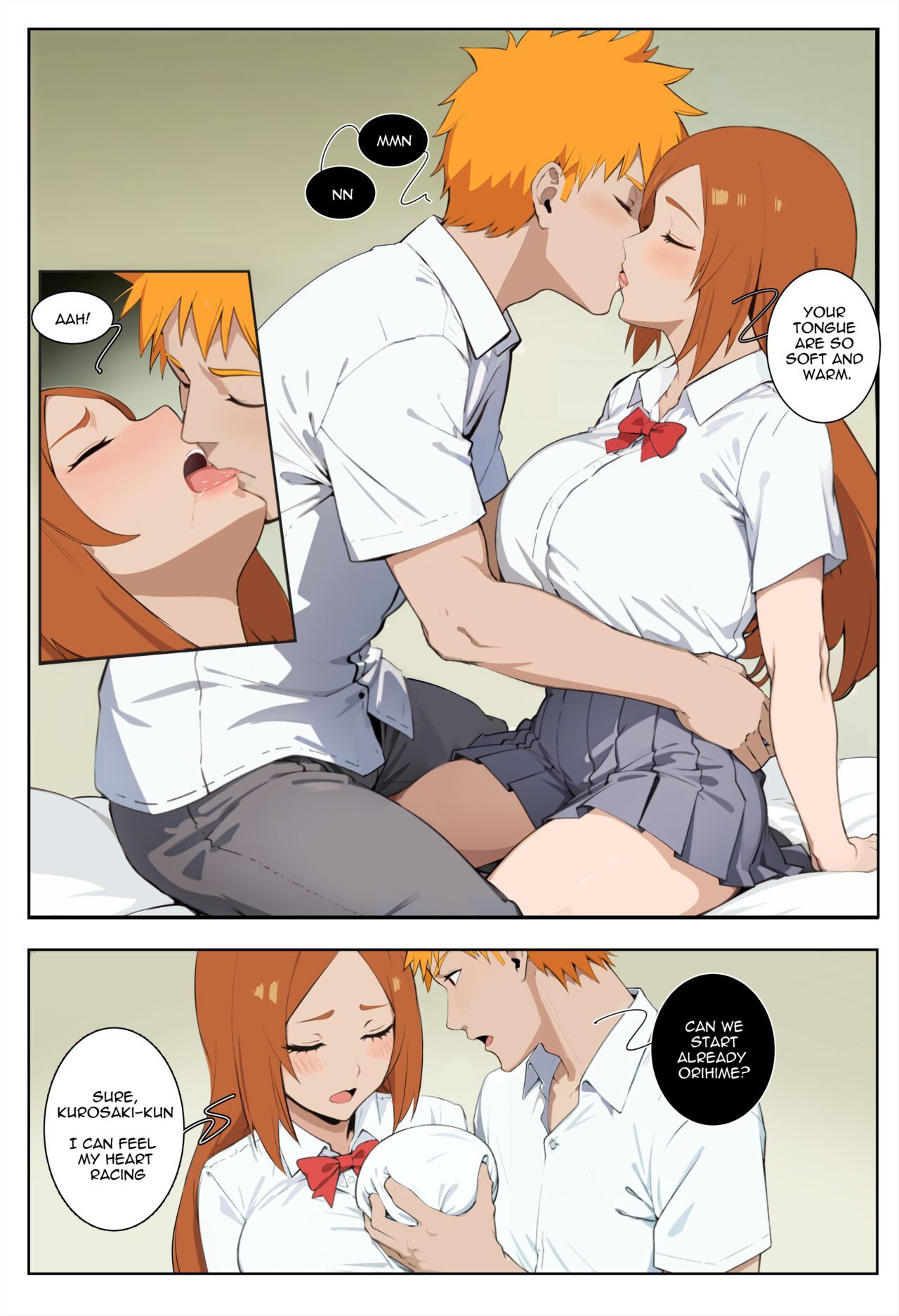 Ichigo and Orihime Porn Comic english 02 - Porn Comic