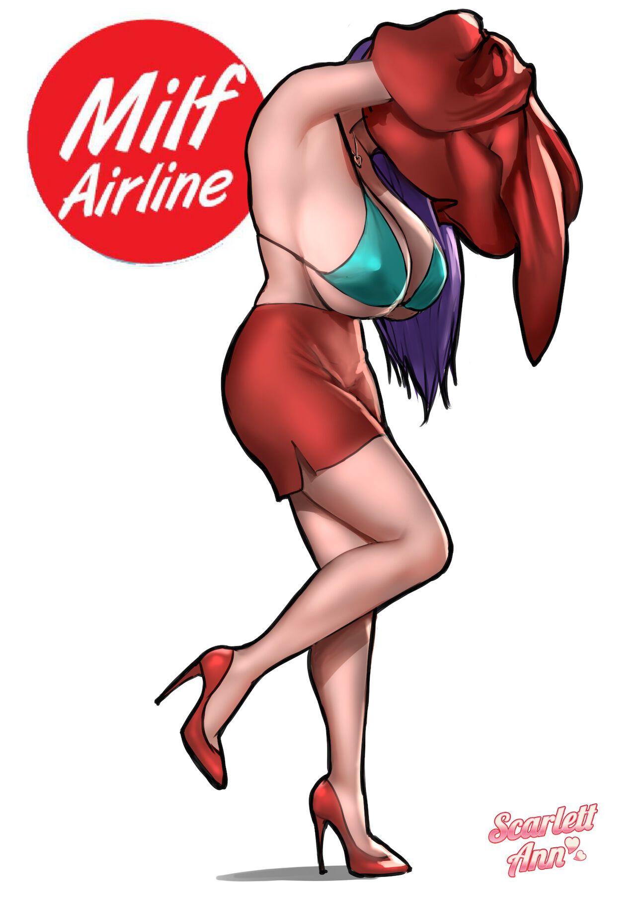 Milf Airline Porn Comic english 53