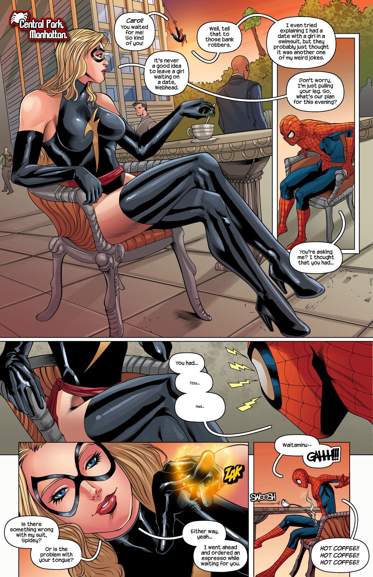 Cartoon marvel porn