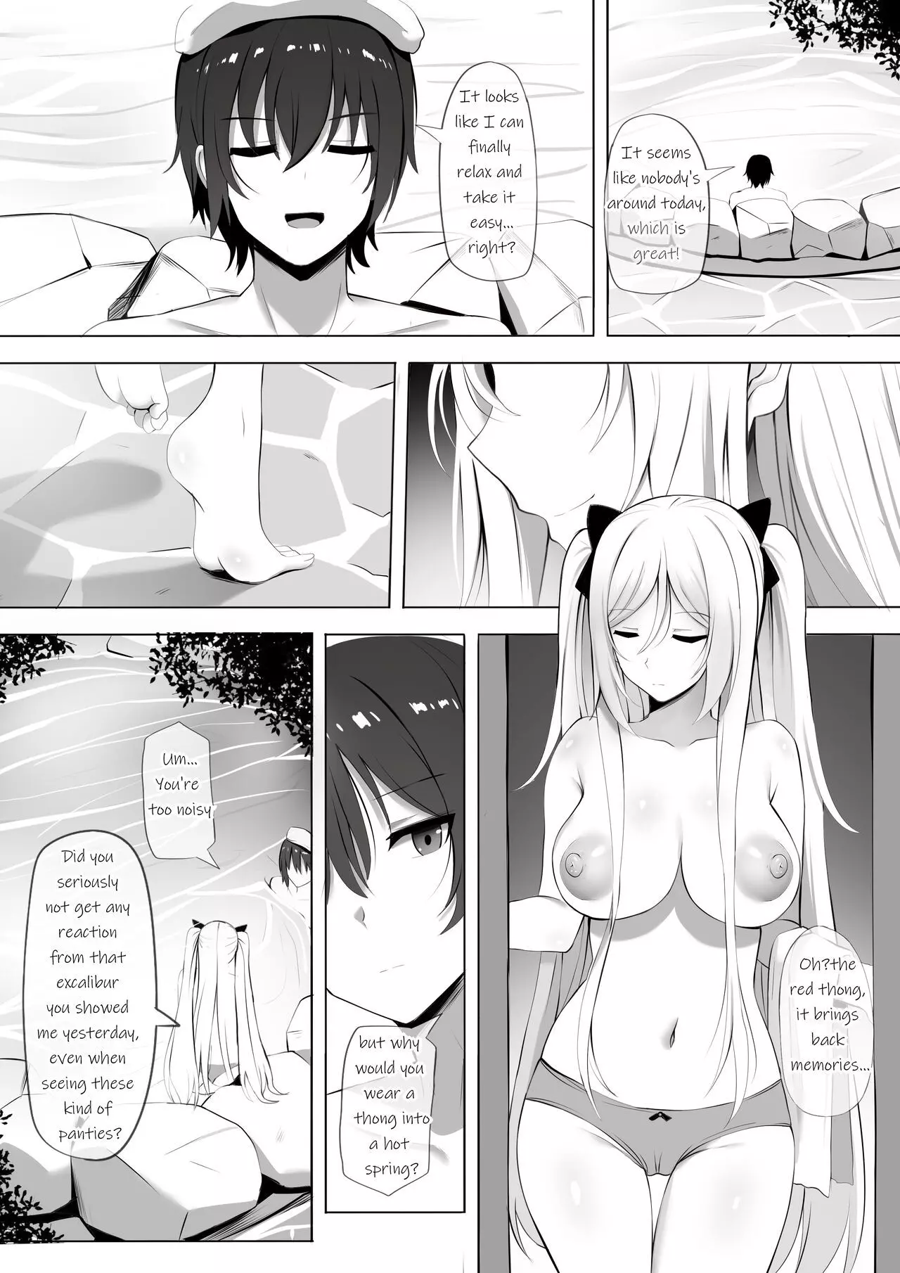 Onsen de Shadow-sama ni Naru! Porn Comic english 01 - Porn Comic