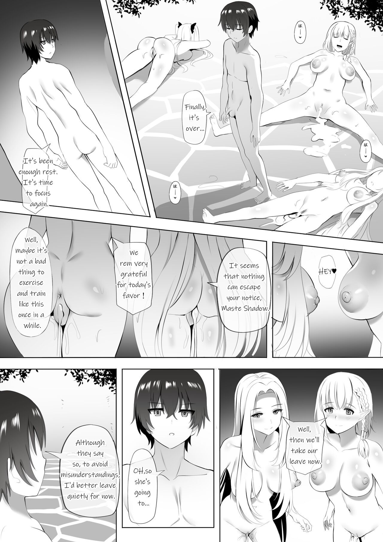 Onsen de Shadow-sama ni Naru!  Porn Comic english 14