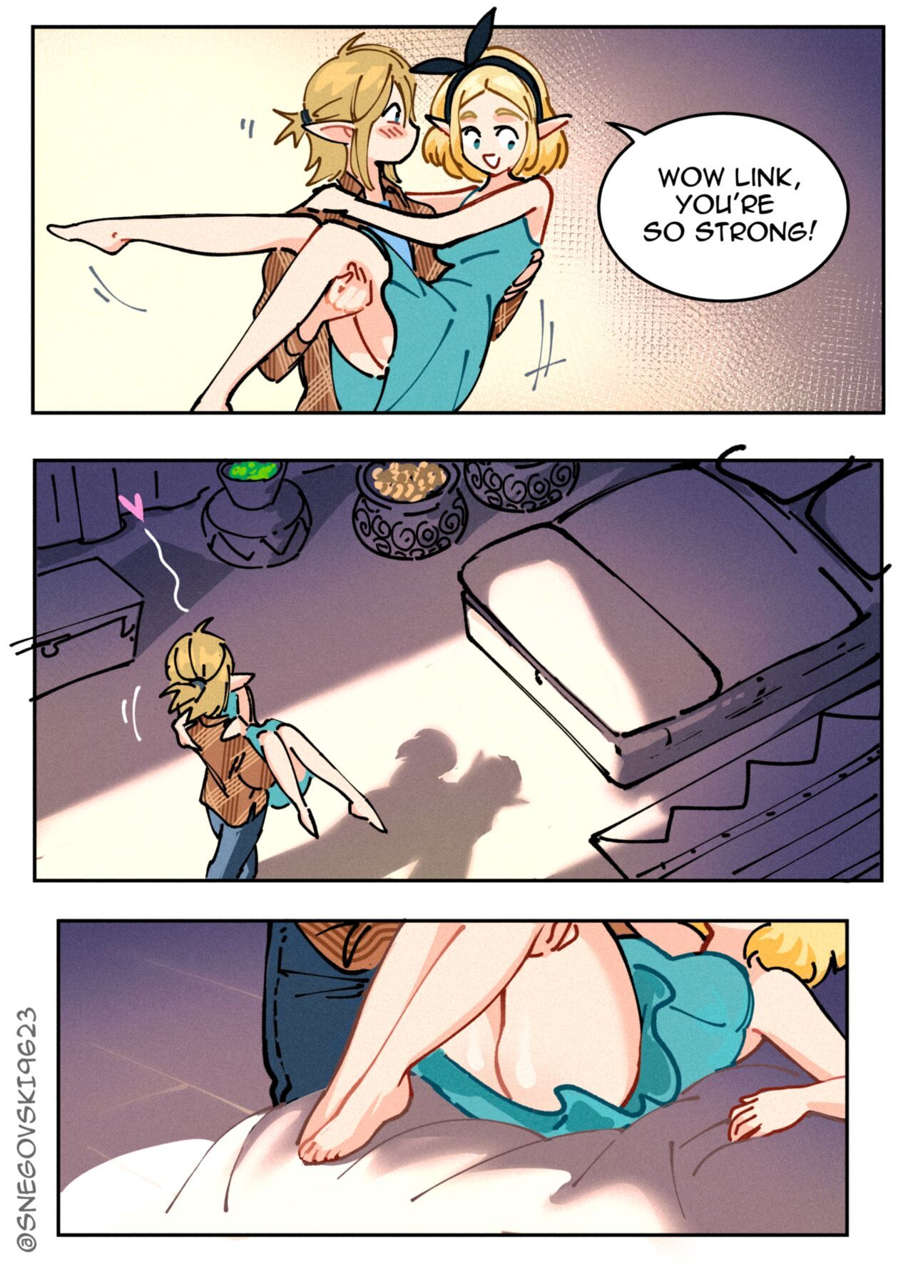 Snegovski - Zelda’s Triforce Porn Comic english 08