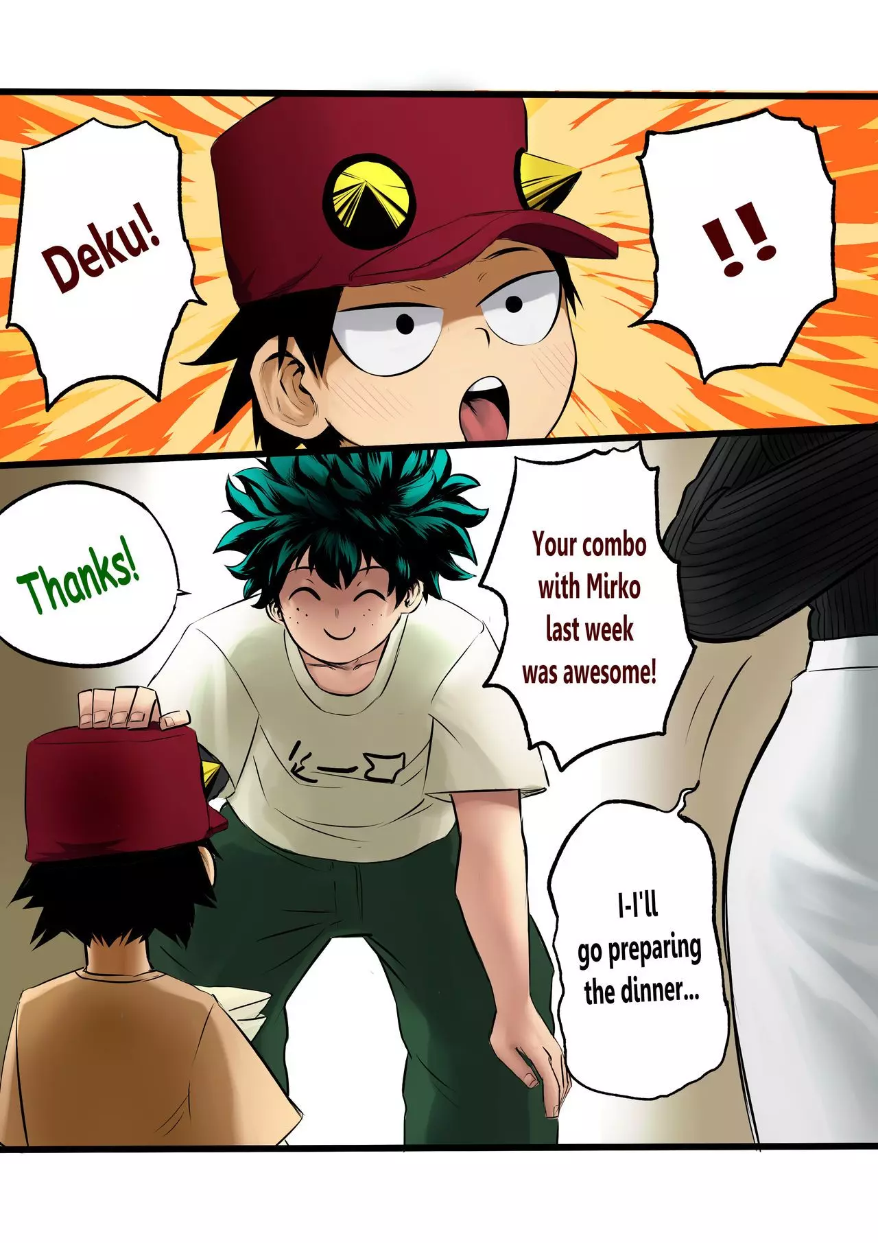 Deku's dominant side