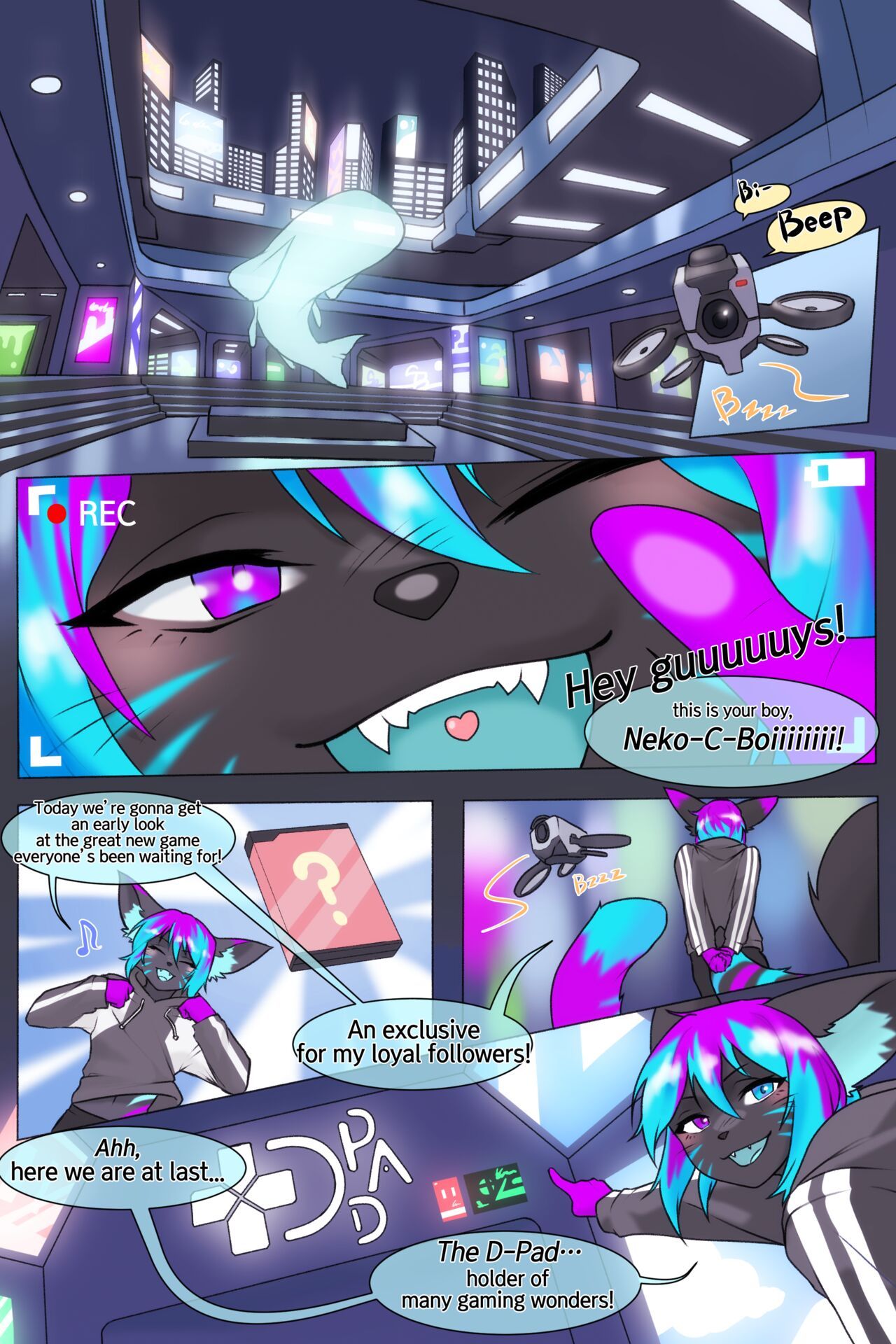 Streamer’s Woes - Mall Security Porn Comic english 02