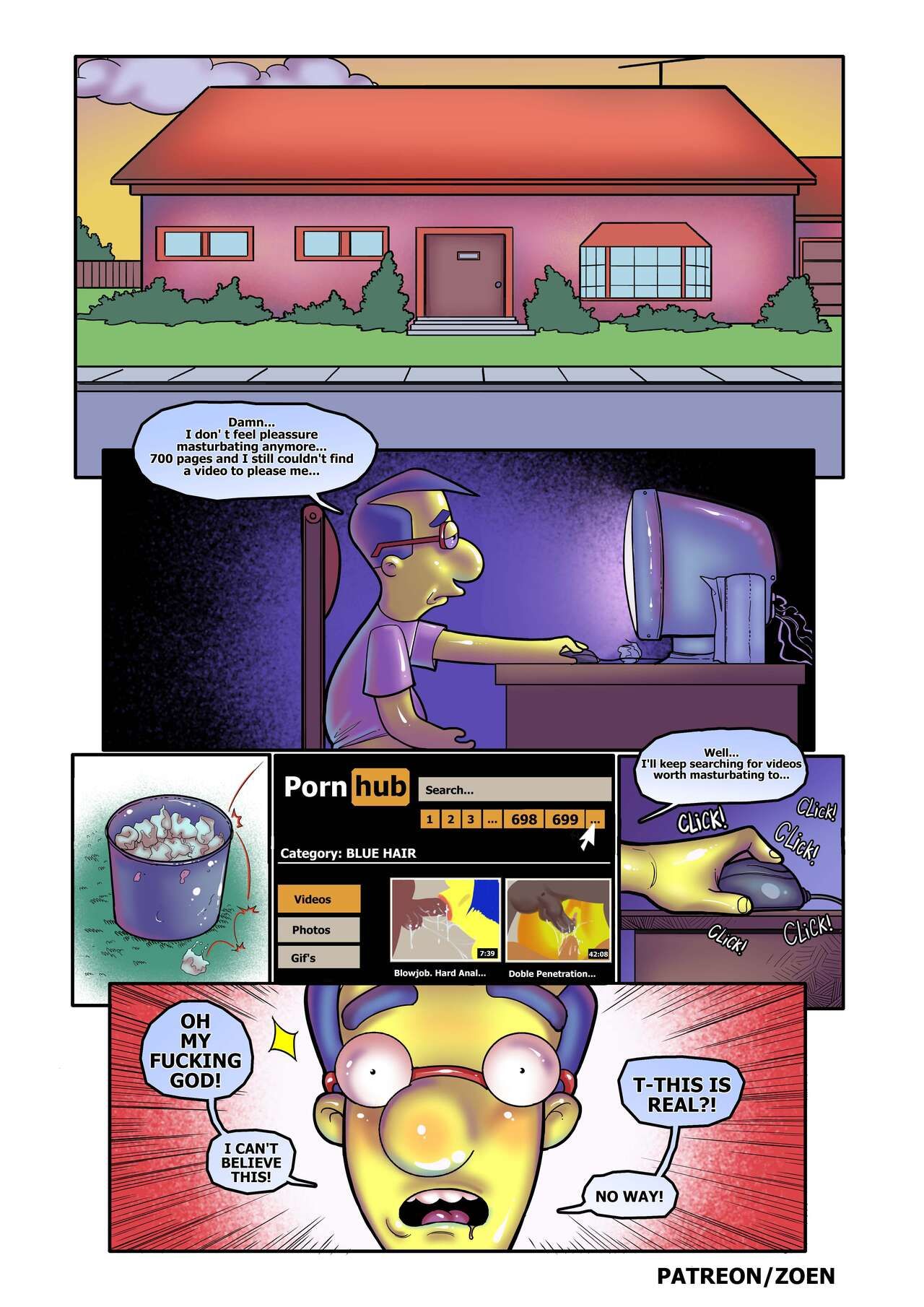 The Simpsons ”My Best Friend’s Mom” Porn Comic english 02
