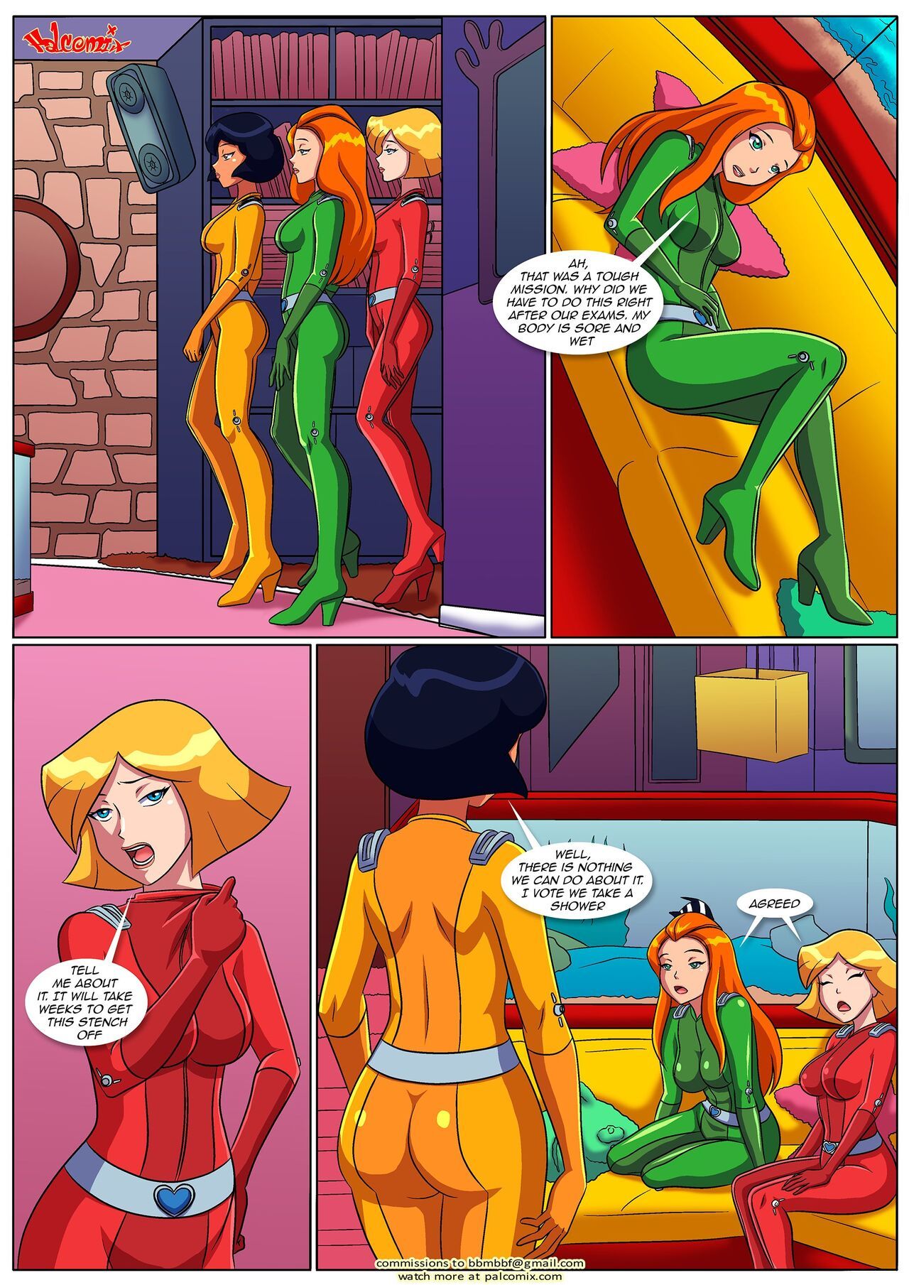 Totally Spies - Totally Together Porn Comic english 02