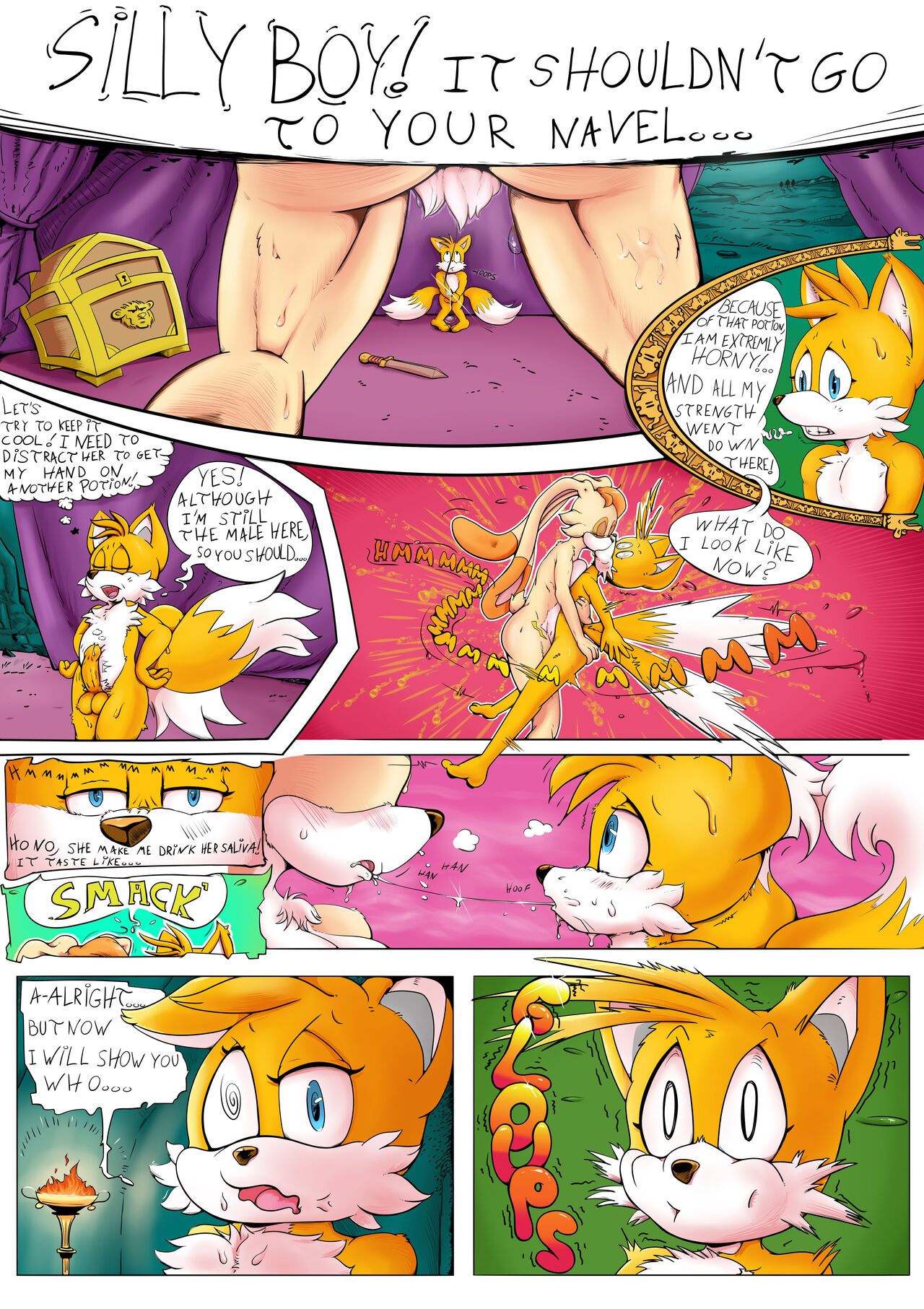 Vanilla Kidnap 2: Tails pays the price! Porn Comic english 07