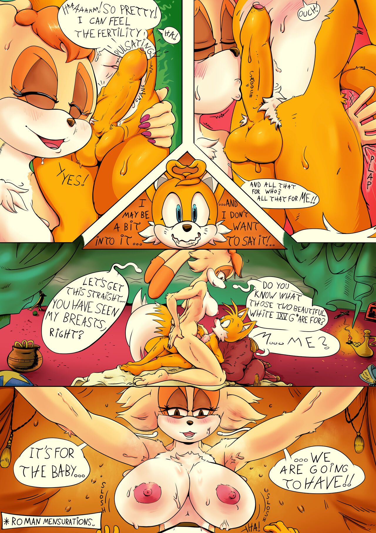 Vanilla Kidnap 2: Tails pays the price! Porn Comic english 08