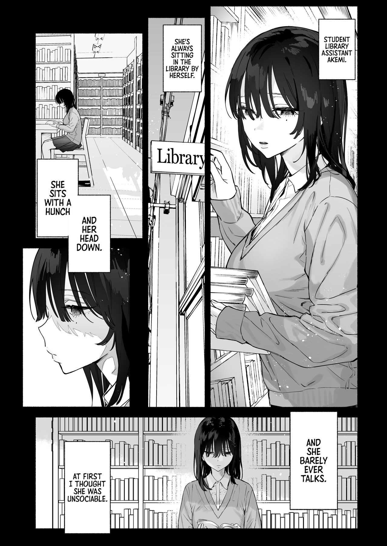 Addicted To Sex With a Taciturn Library Committee Member: Summer Vacation  Porn Comic english 04