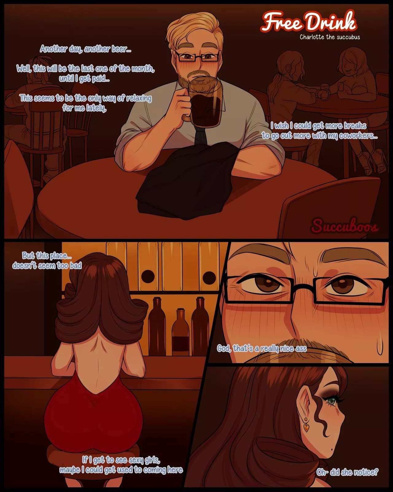 Free Drink [Succuboos] - English - Porn Comic