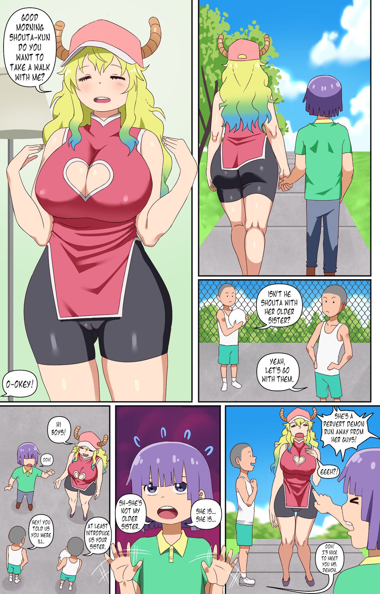 Lucoa [Miss Kobayashis Dragon Maid] Porn Comic english 12