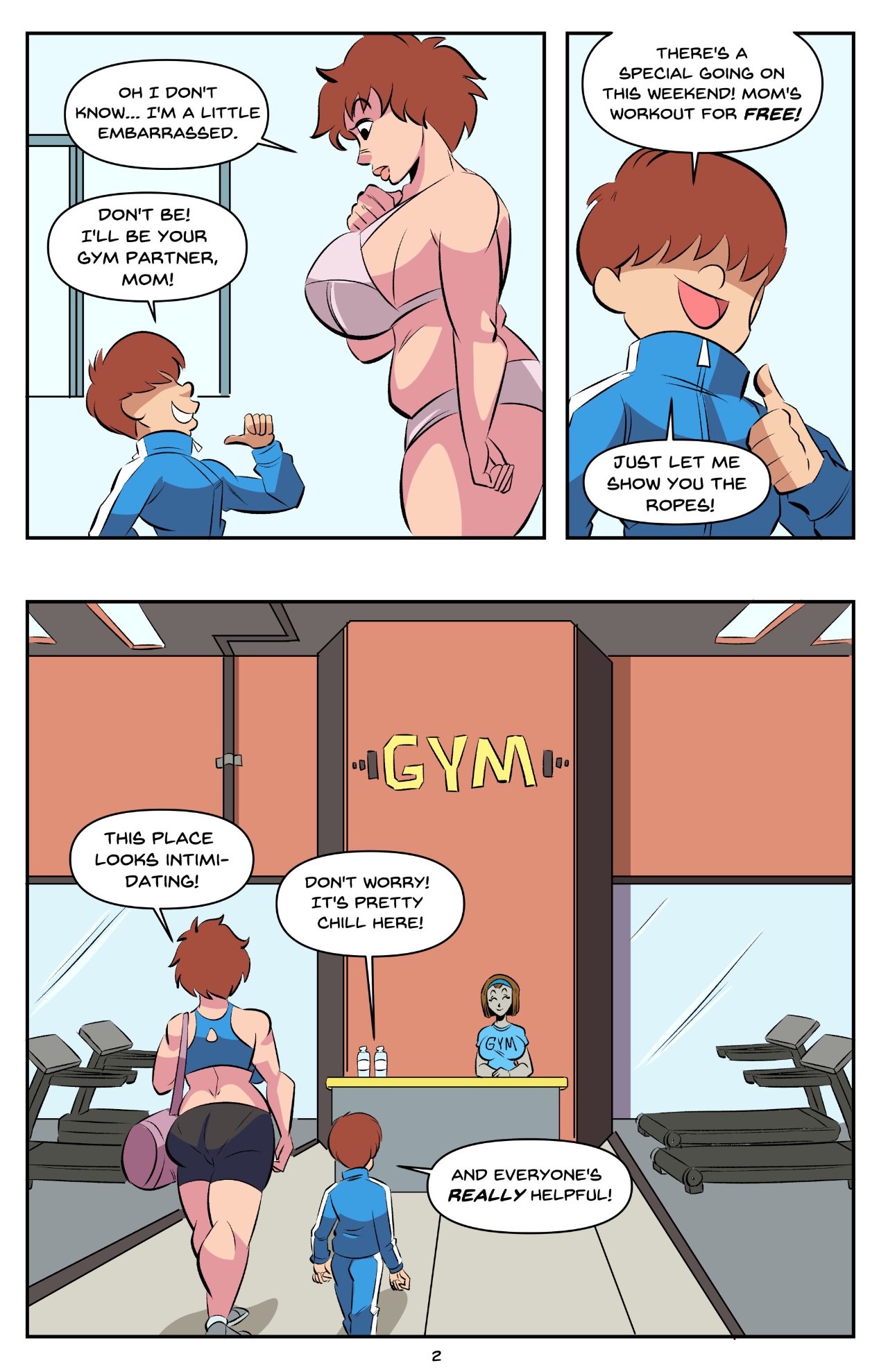 Mother’s Day Workout Porn Comic english 03