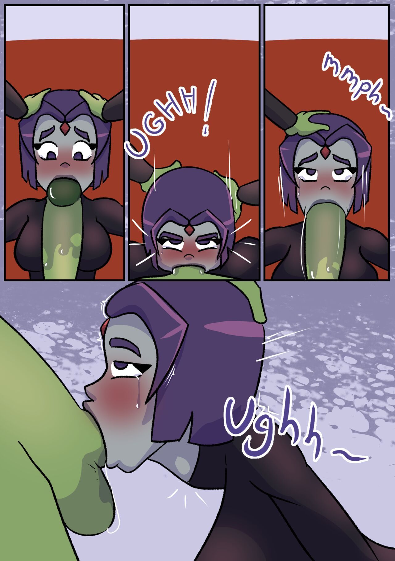 Raven Surging Emotions Porn Comic english 17