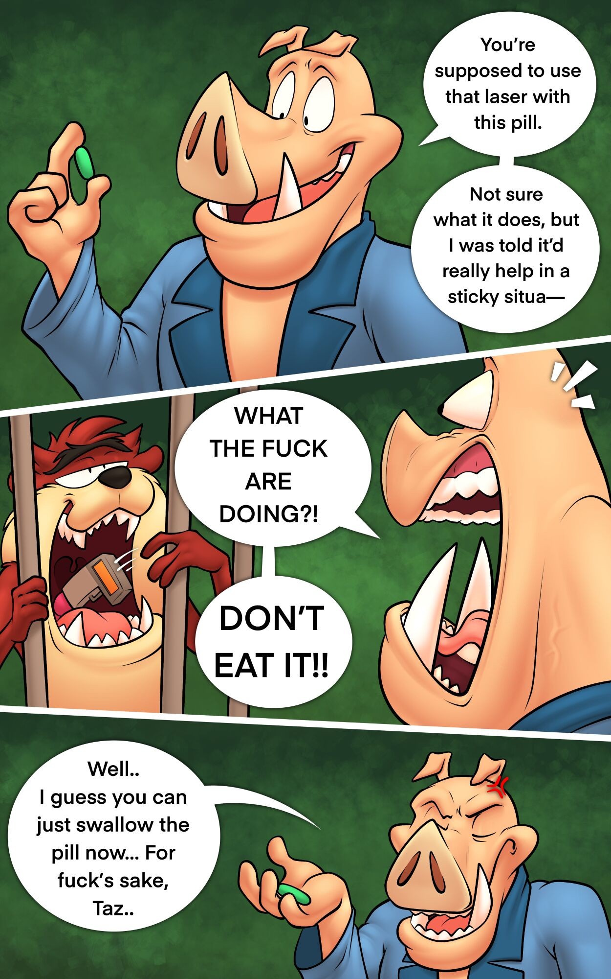 Scooby-doo and the big bad werewolf Porn Comic english 44