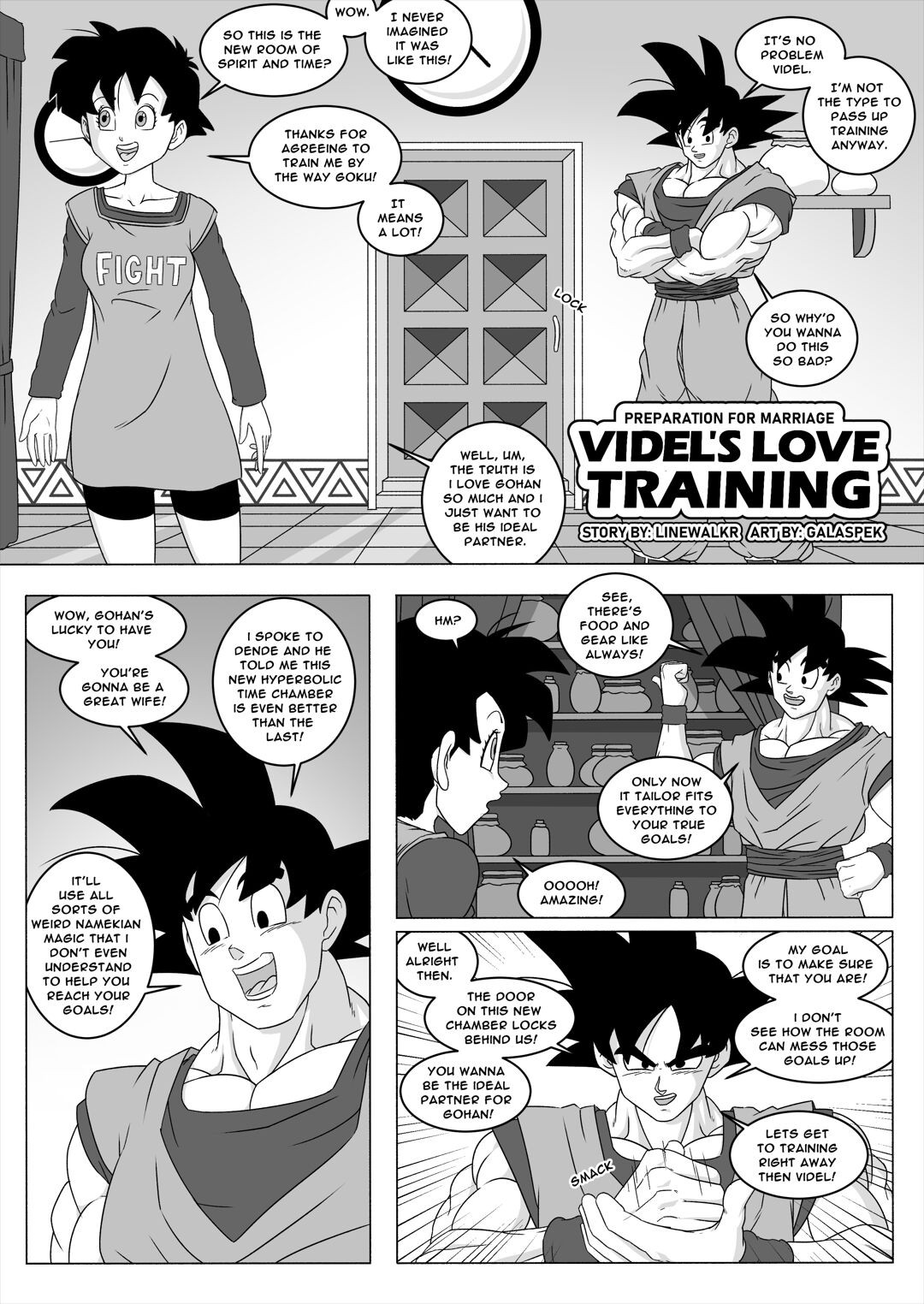 Videl’s Love Training Porn Comic english 02