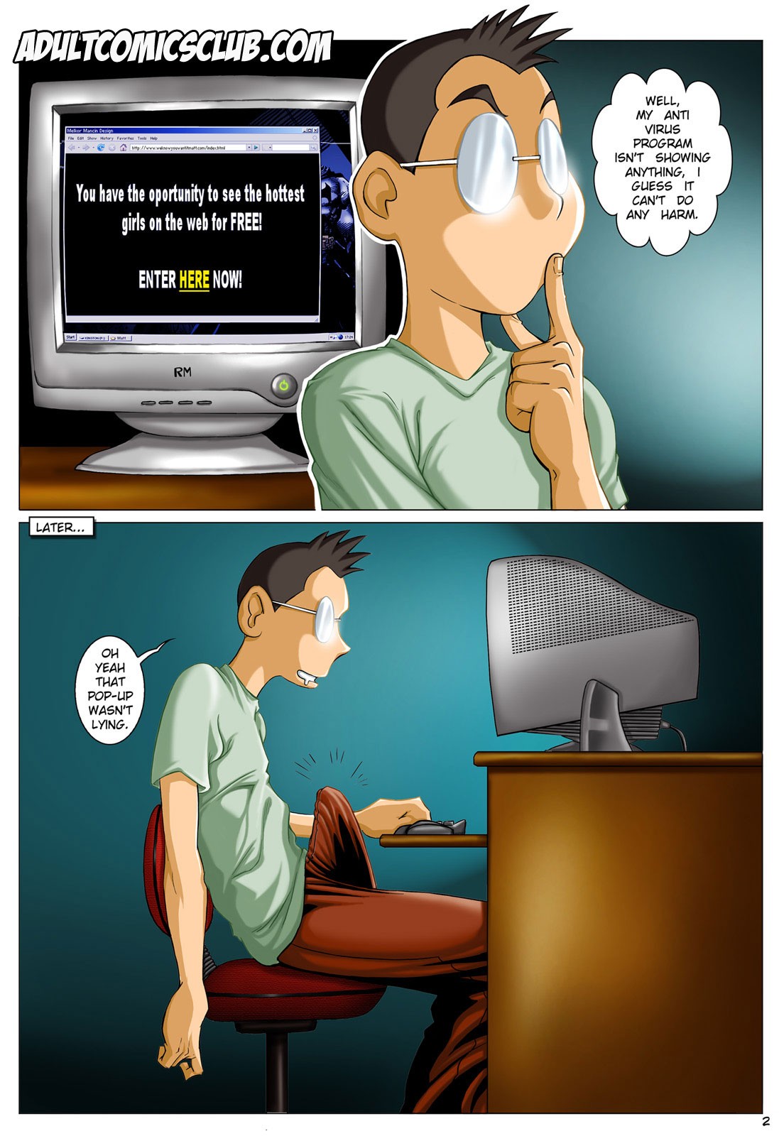 A Geek’s Life part 1 Porn Comic english 02