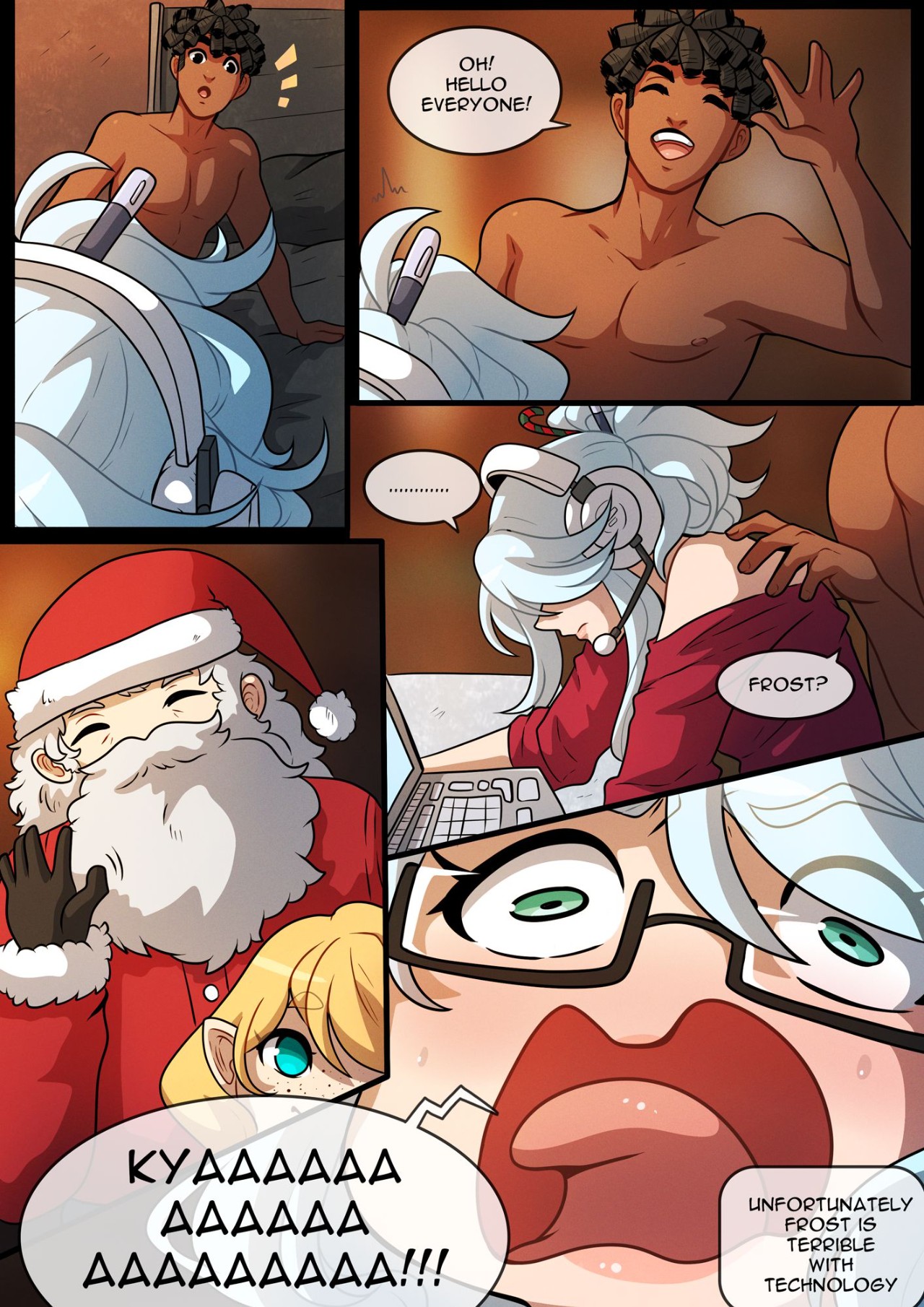 A Very Frosty Holiday Porn Comic english 29