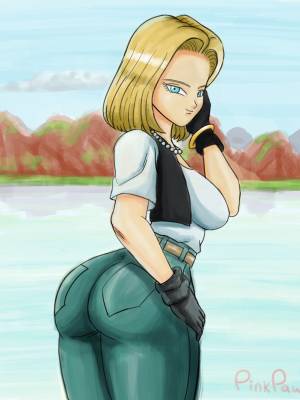 Android 18 Goes Inside Cell Porn Comic english 02