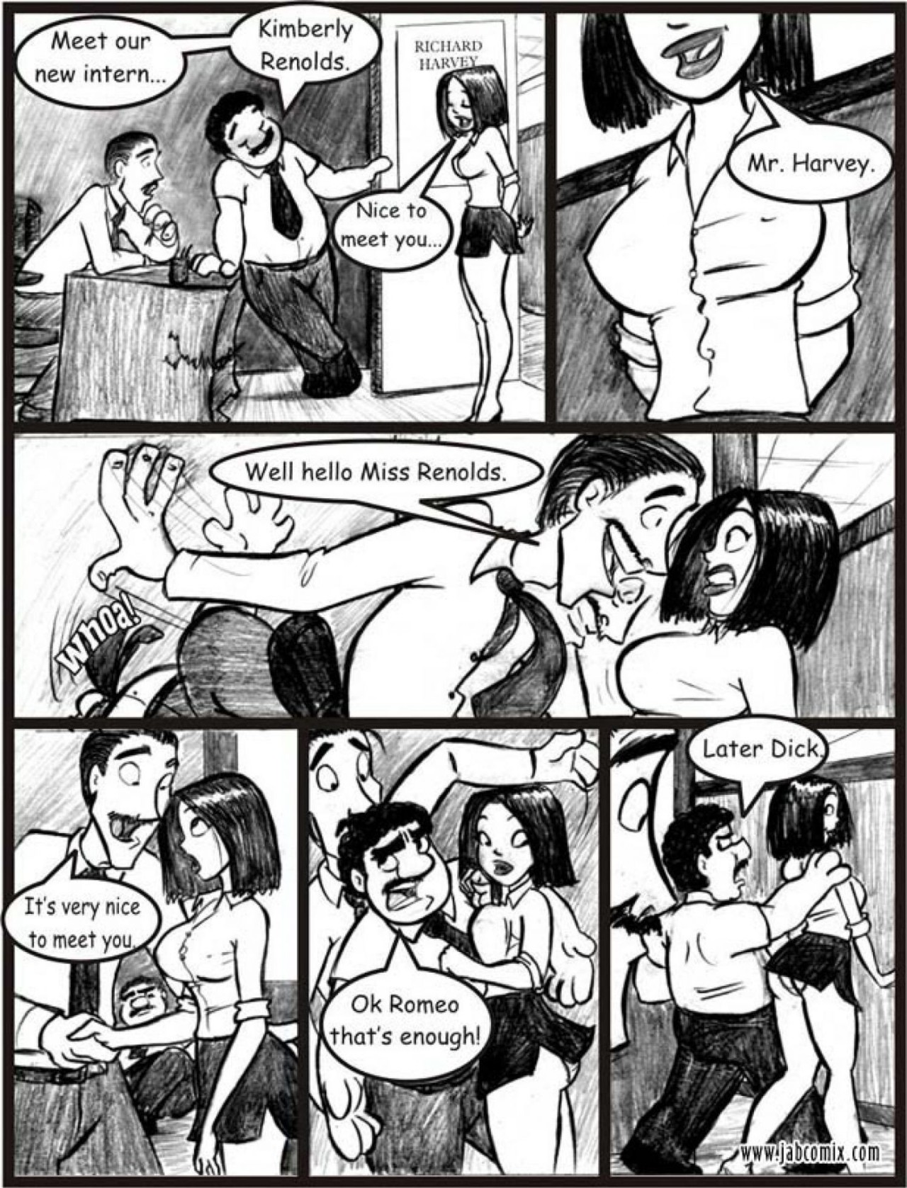 Ay Papi Part  2: The New Intern Porn Comic english 04