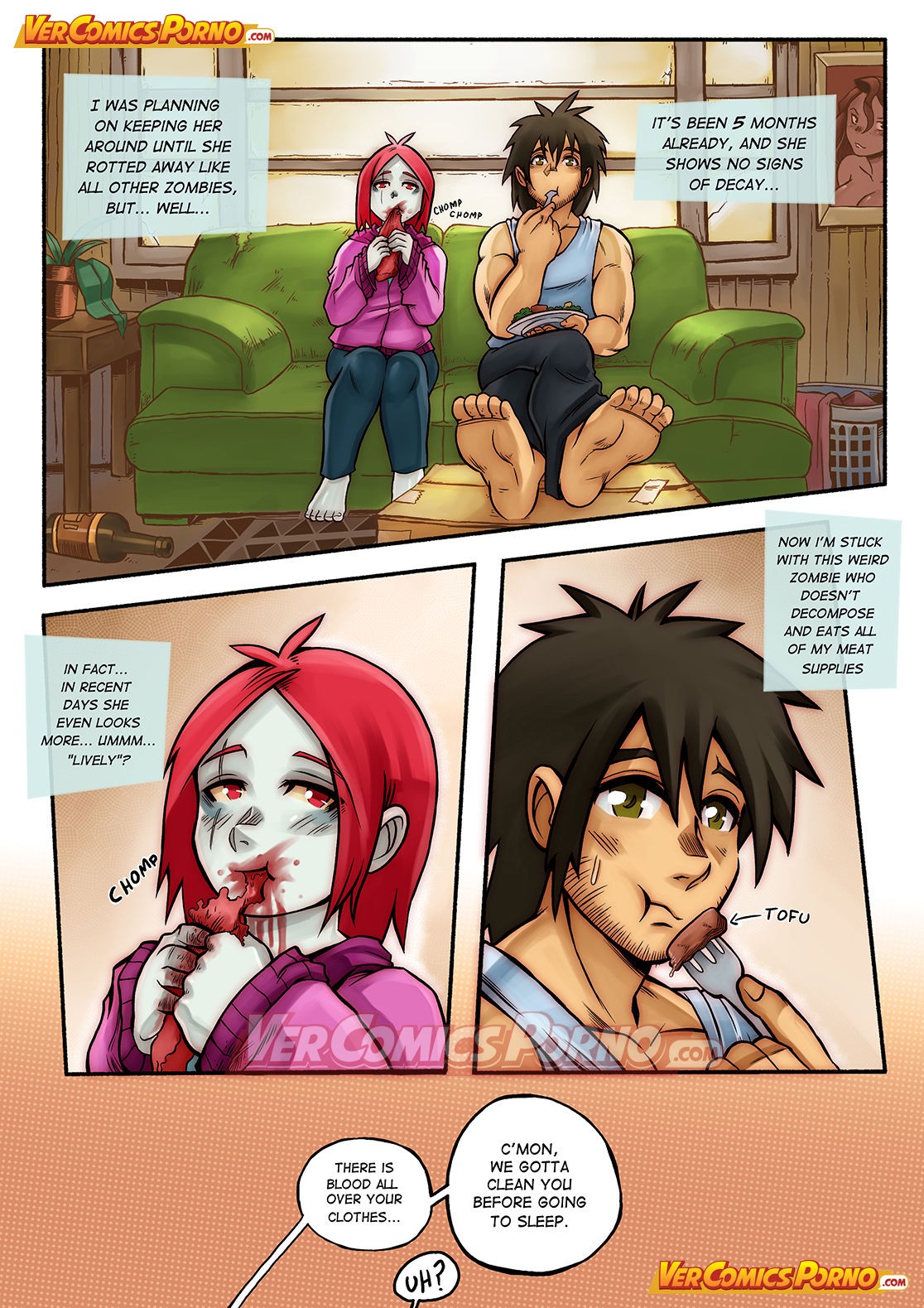 Cherry Road Part 1: A Zombie Fell For Me ? Porn Comic english 05