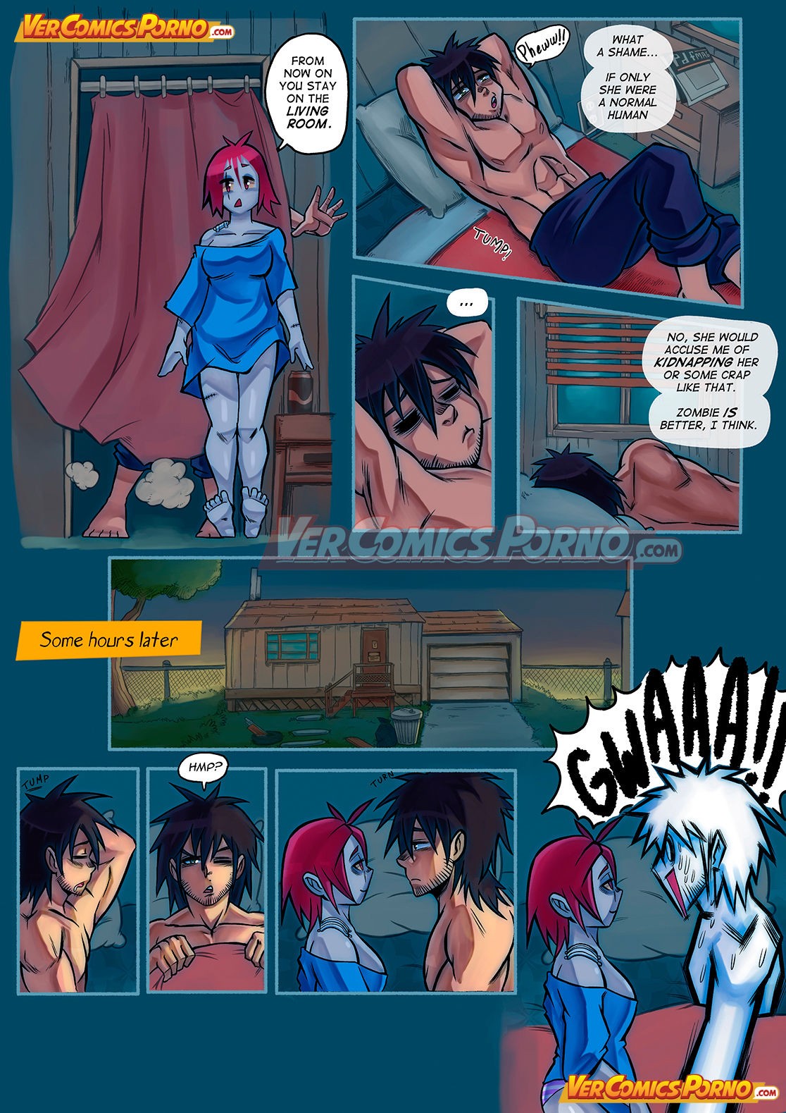 Cherry Road Part 1: A Zombie Fell For Me ? Porn Comic english 11