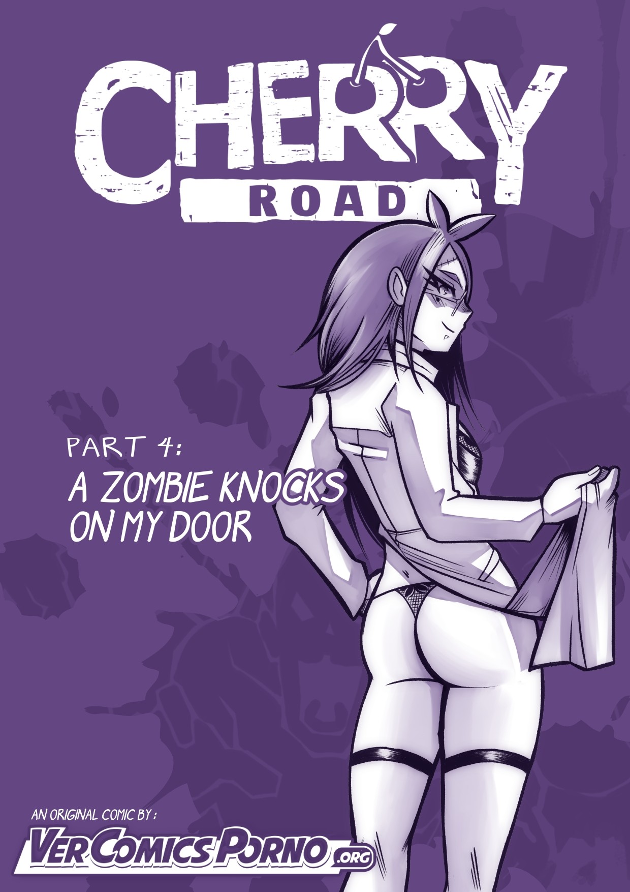 Cherry Road Part 4: A Zombie Knocks On My Door Porn Comic english 01