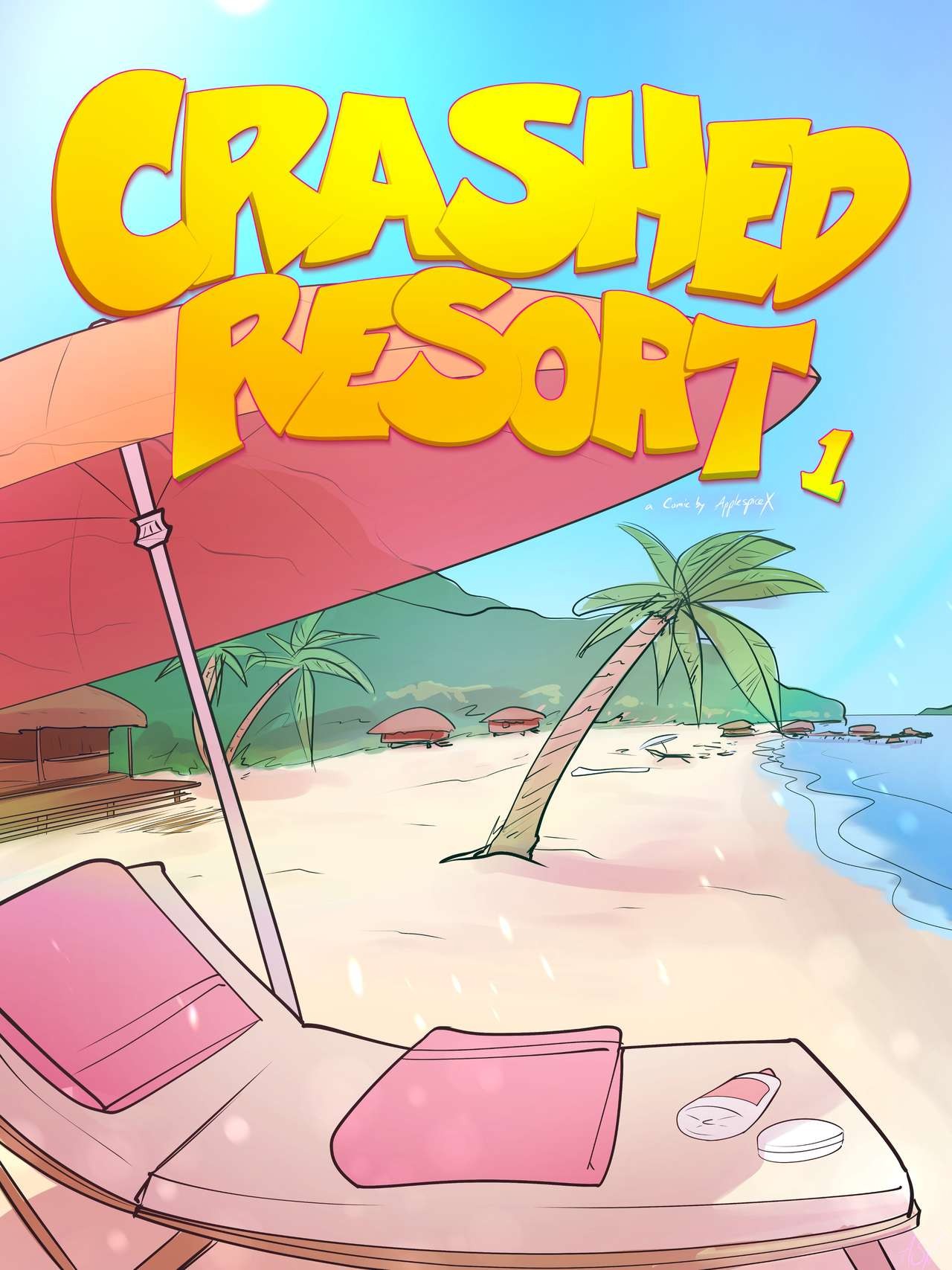 Crashed Resort Porn Comic english 01