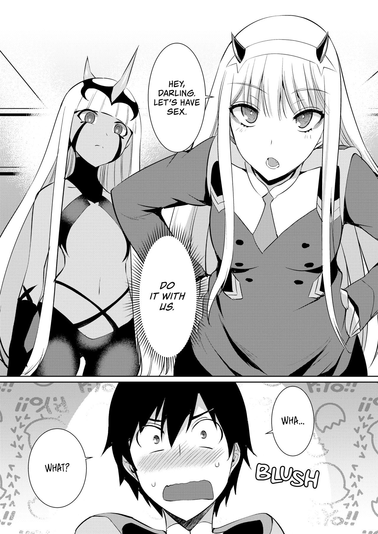 Darling In The One And Two  Porn Comic english 04