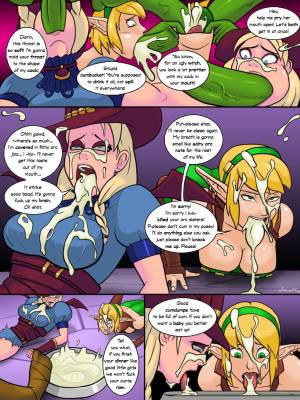 Dungeon Defenders VS Orc Cock Porn Comic english 02