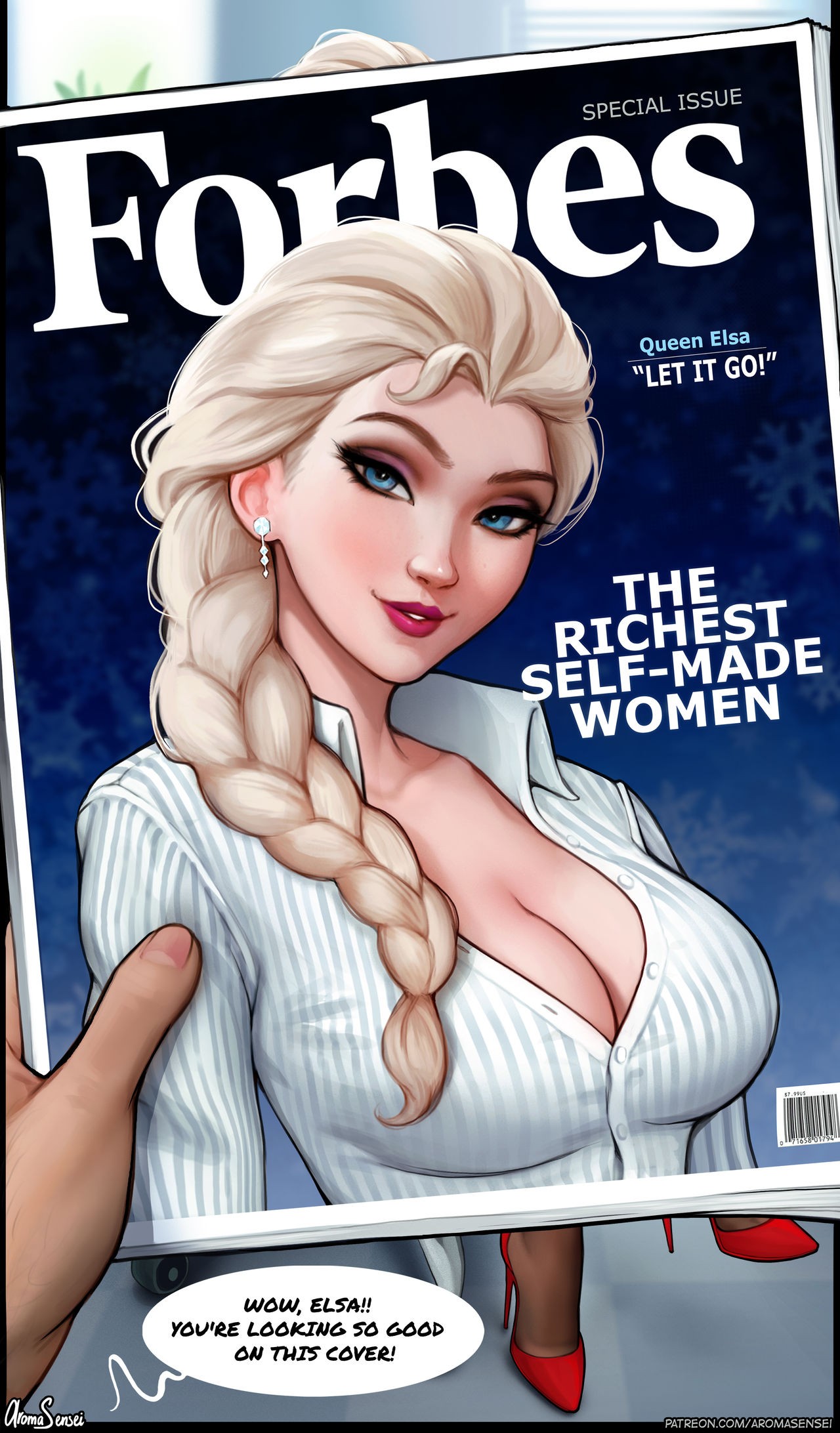Elsa Interview (Frozen) Porn Comic english 01