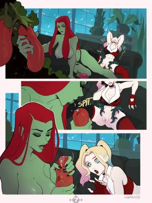 Harley & Ivy’s Christmas Kiss Porn Comic english 07