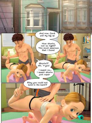 Inside Riley Part 3: Morning Stretch Porn Comic english 02