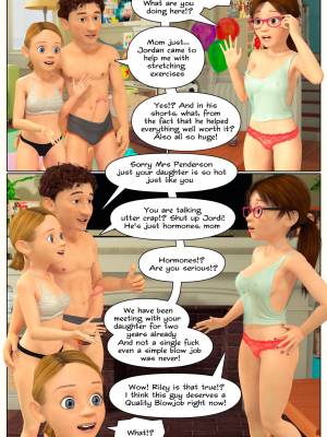 Inside Riley Part 3: Morning Stretch Porn Comic english 05