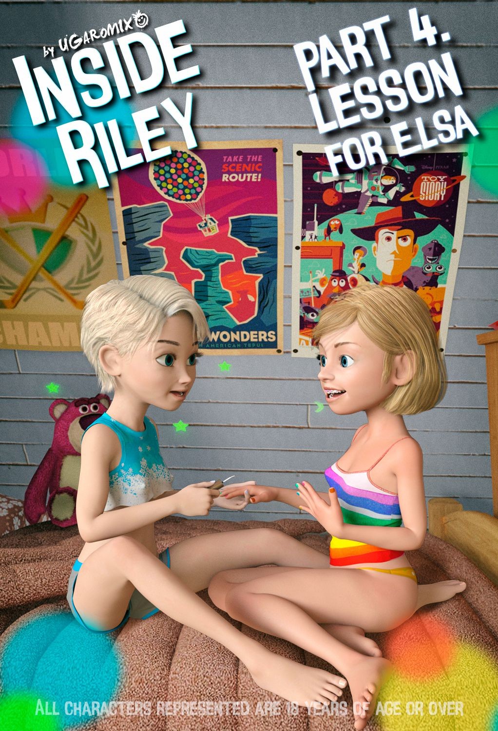 Inside Riley Part 4: Lesson For Elsa Porn Comic english 01