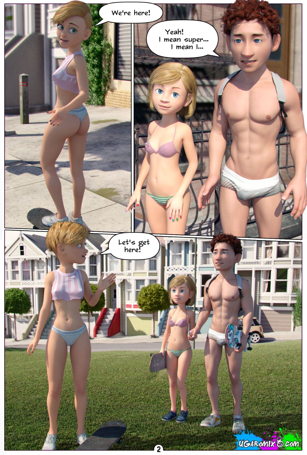 Inside Riley Part 6: In The Park With Rapunzel Porn Comic english 03