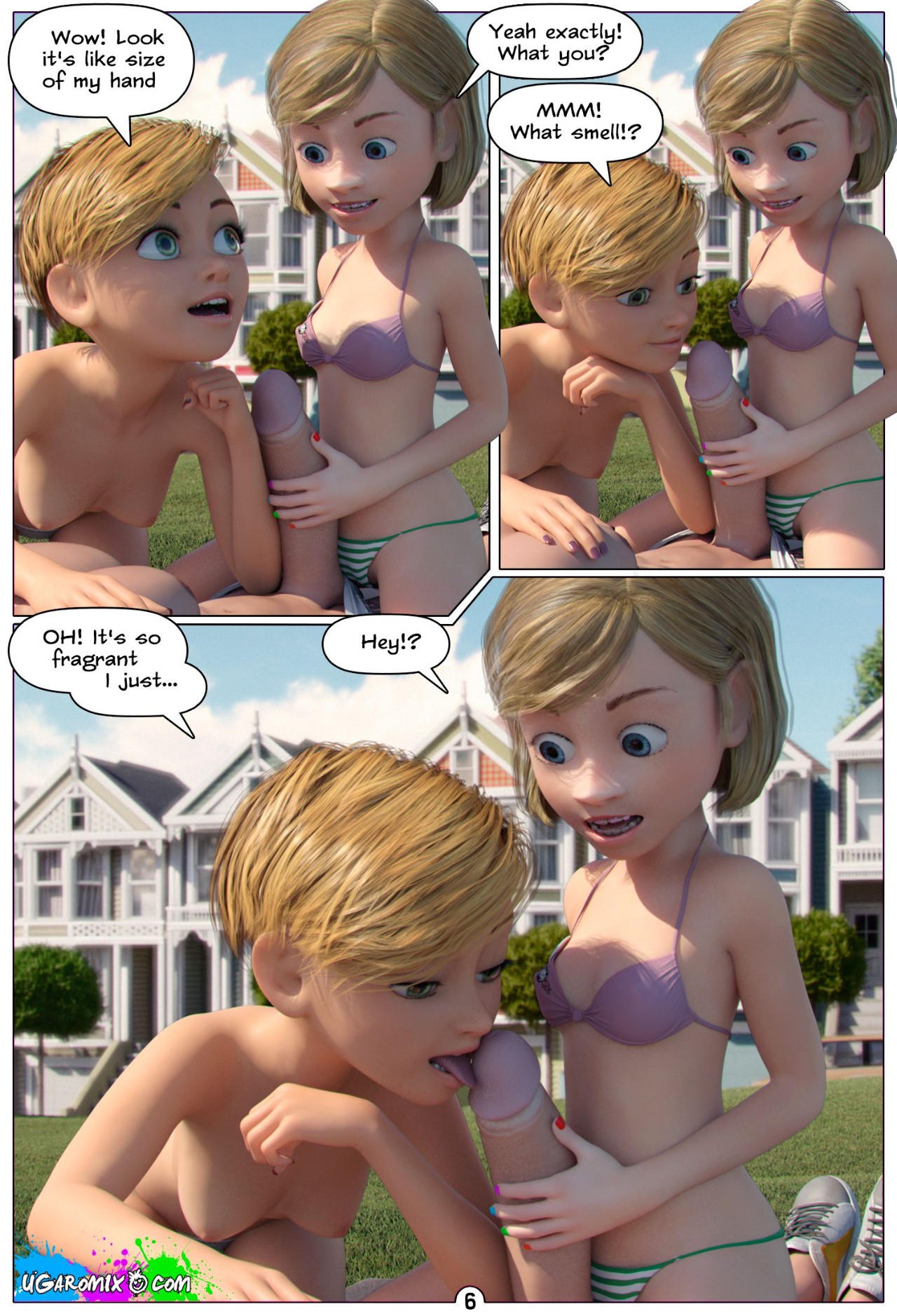 Inside Riley Part 6: In The Park With Rapunzel Porn Comic english 07