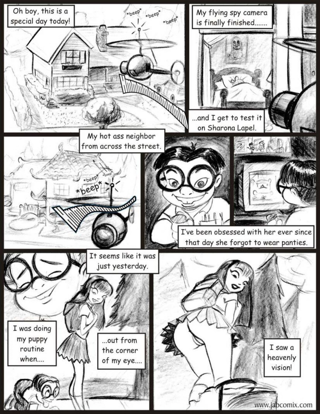 My Hot Ass Neighbor Part 1: The Girl Next Door Porn Comic english 02
