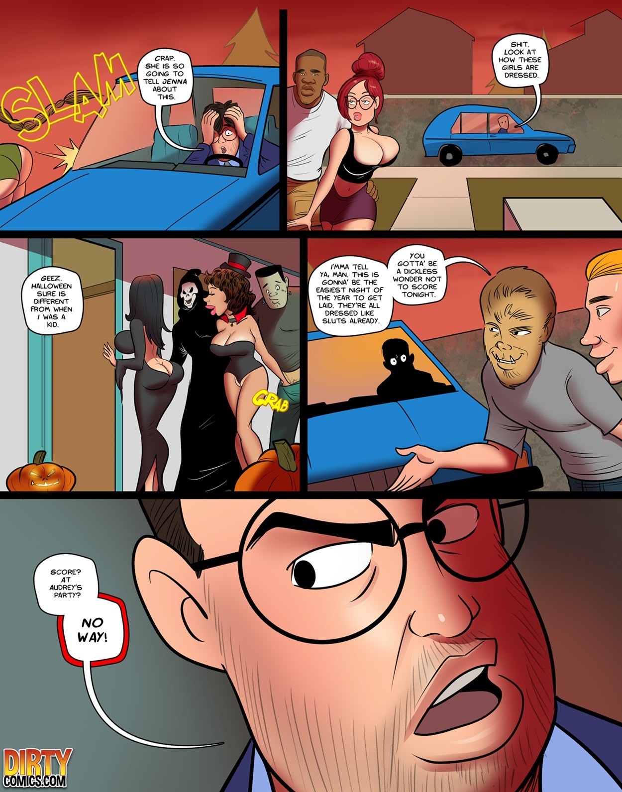 Saving Halloween Porn Comic english 08