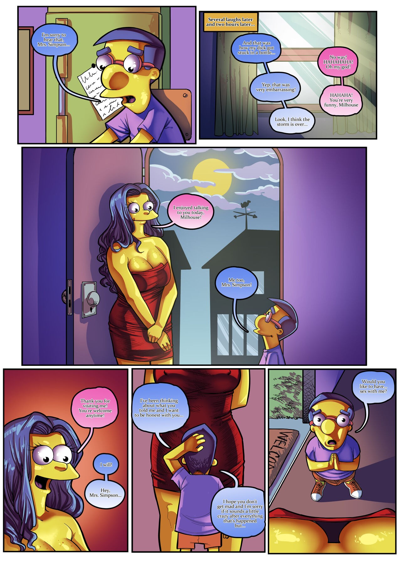 The Simpsons ”My Best Friend’s Mom” Porn Comic english 59
