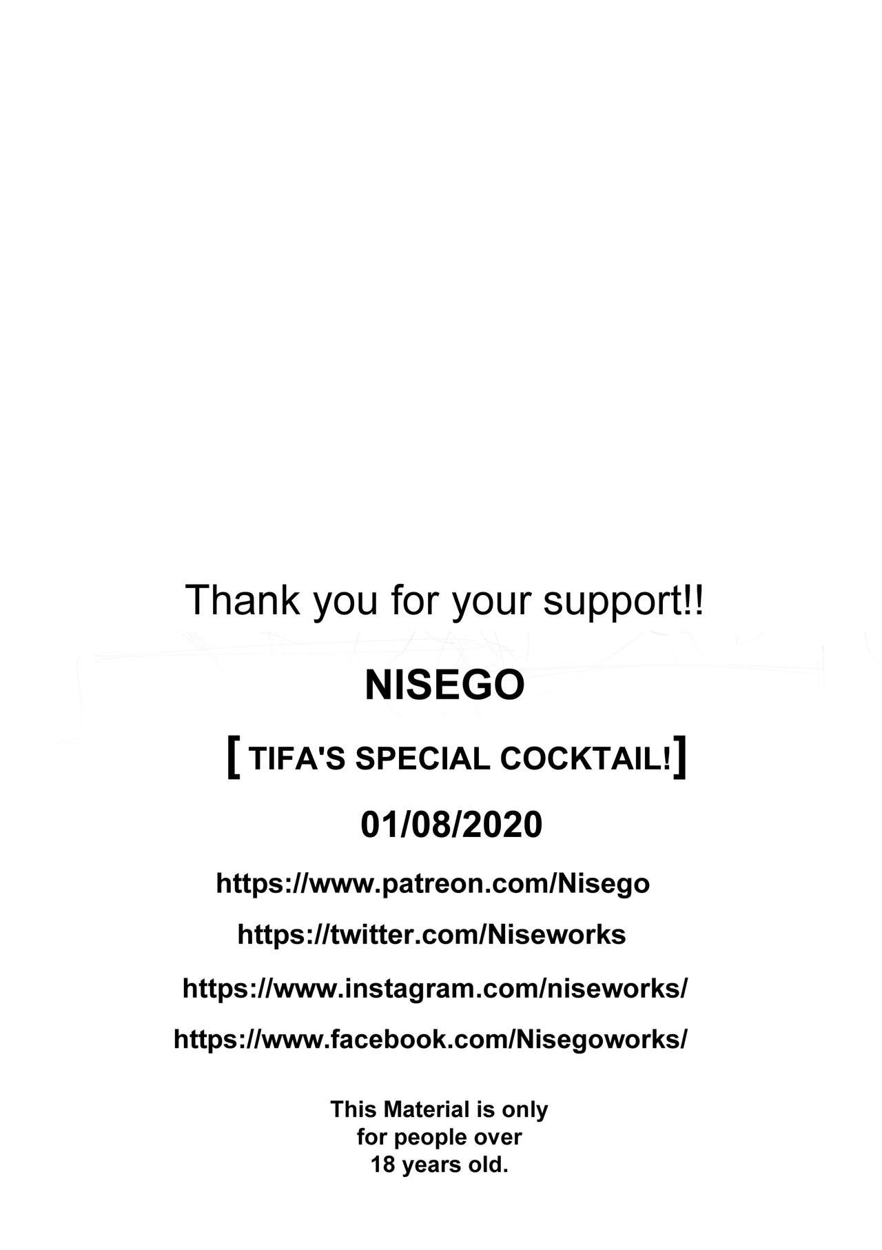Tifa’s Special Cocktail! Porn Comic english 18
