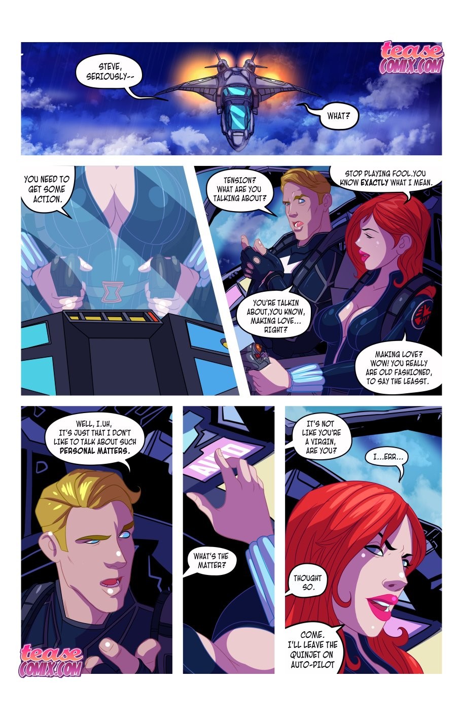 Widow’s Downtime Porn Comic english 05