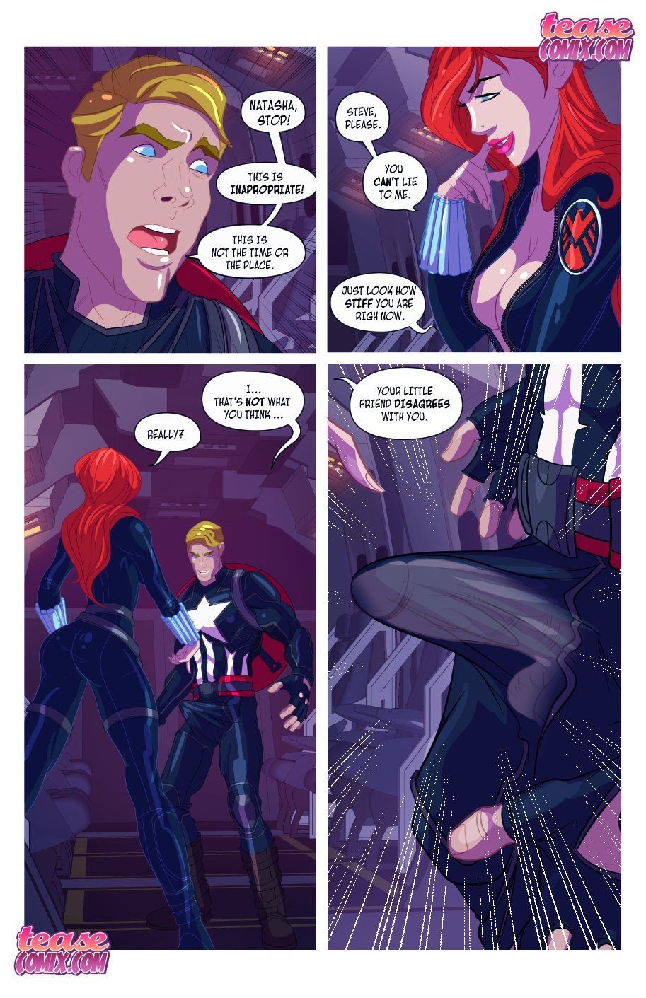 Widow’s Downtime Porn Comic english 07