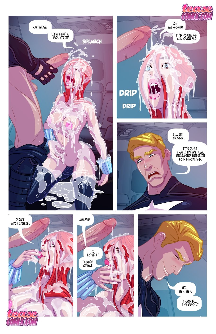 Widow’s Downtime Porn Comic english 20